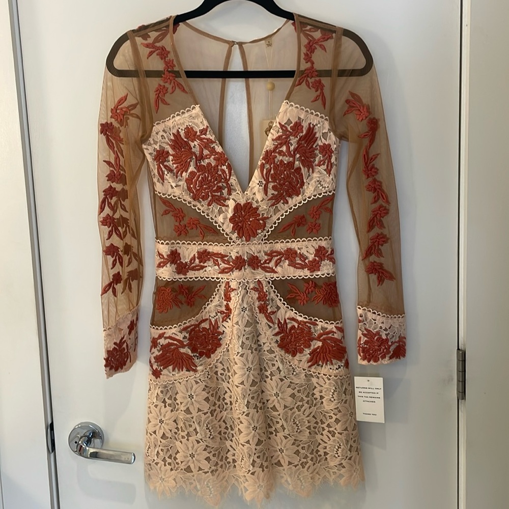 Mesh and lace dress - never worn